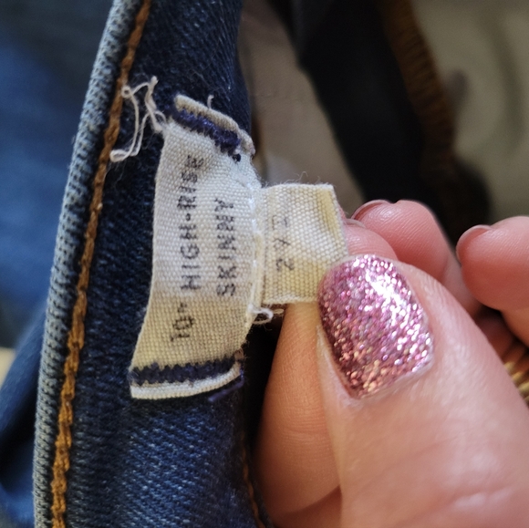 Madewell 10" High Rise Skinny Jeans Size 27T - Picture 7 of 12